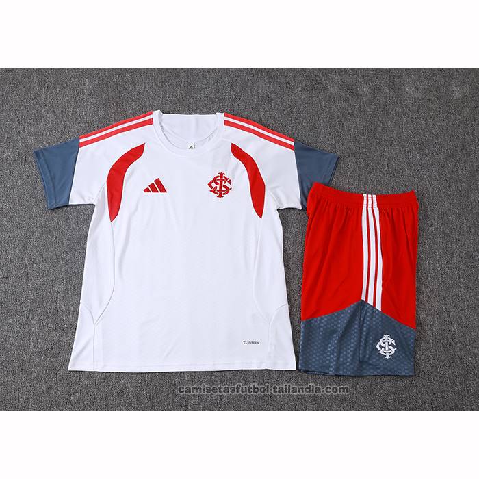 Chandal del SC Internacional Manga Corta 26/27 Blanco - Pantalon Corto